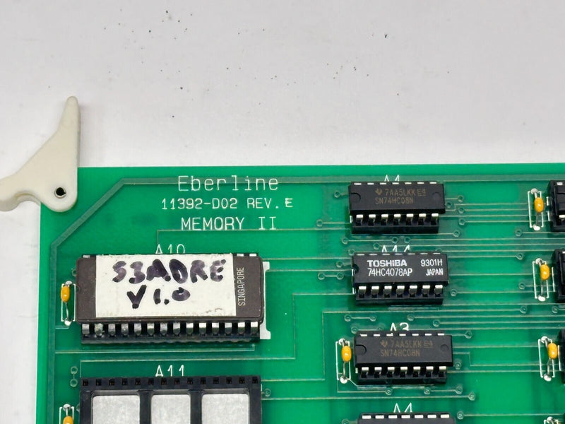 Eberline 11392-D02 Rev E Memory II Board 8K Ram EPROM II SP1A S1 S3ADRE V1.0 - Maverick Industrial Sales