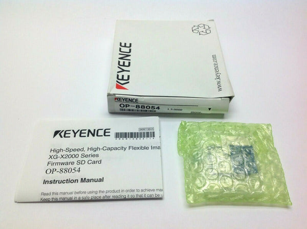 Keyence OP-88054 1.3.0000 SD Card For Firmware XG-X Series - Maverick Industrial Sales