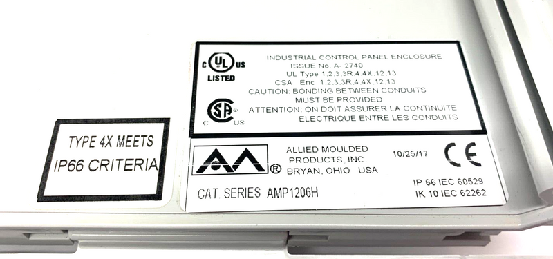 DynaTect DY-INT-460-1HP Heavy Duty Electrical Enclosure 11" x 12.5" x 6" Deep - Maverick Industrial Sales