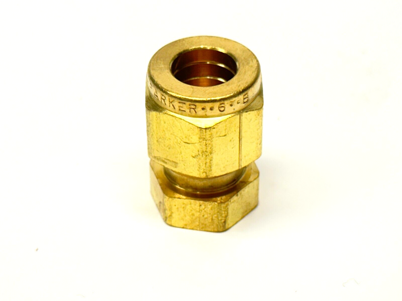 Parker 6BLEN6-B 3/8" Compression Tube End Cap Brass - Maverick Industrial Sales