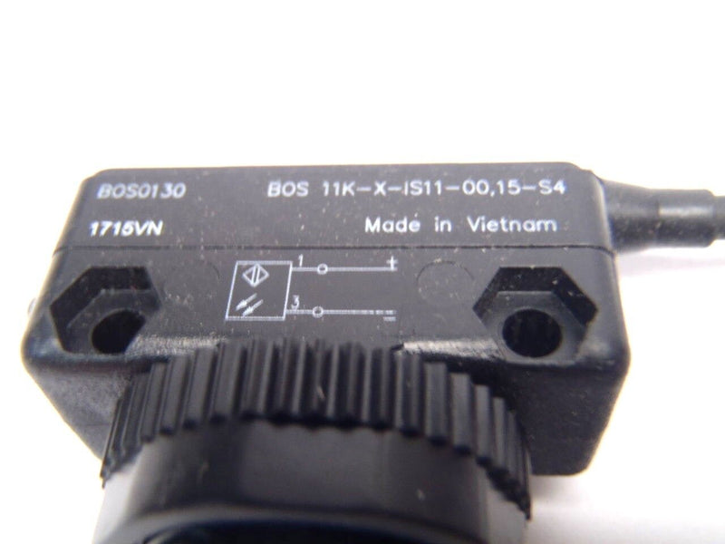 Balluff BOS 11K-X-IS11-00,15-S4 / BOS0130 Through Beam Photoelectric Sensor - Maverick Industrial Sales