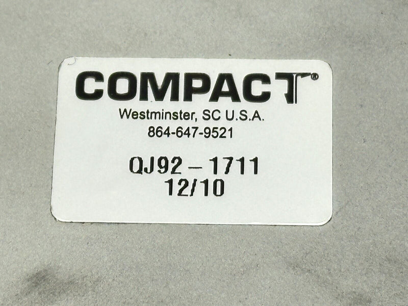 Compact Air QJ92-1711 Pneumatic Air Cylinder - Maverick Industrial Sales