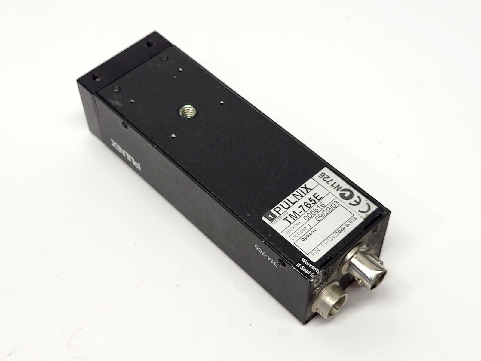 Pulnix TM-765E CCD Camera Monochrome 10-0242 - Maverick Industrial Sales