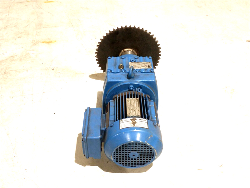 SEW DFT90L4 Motor 2HP 1720RPM DT79 3PH w/ R77DT90L4 Gear Reducer 81.80 Ratio - Maverick Industrial Sales