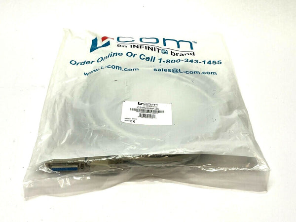 L-Com CSMN25MF-25 Deluxe Molded D-Sub Cable DB25 Male/Female 25ft Length - Maverick Industrial Sales