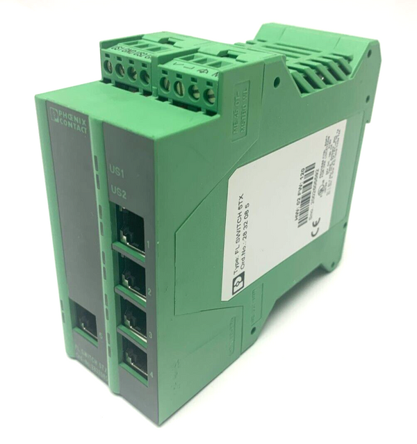 Phoenix Contact FL SWITCH 5TX Industrial Ethernet Switch 5 TP RJ45 Ports 2832085 - Maverick Industrial Sales