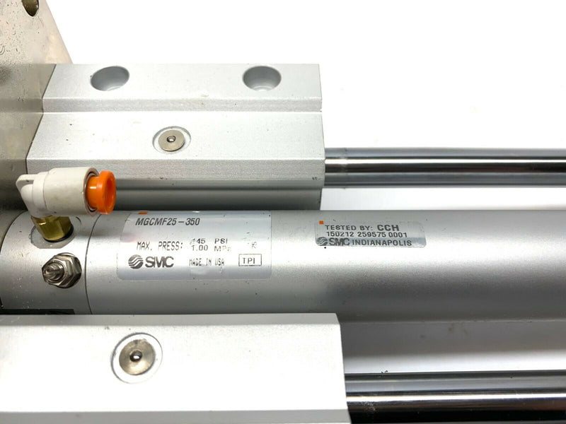 SMC MGCMF25-350 Guided Cylinder 25mm Bore 350mm Stroke - Maverick Industrial Sales