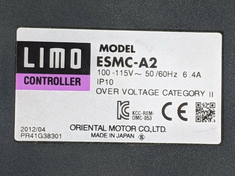Oriental Motor ESMC-A2 EZ Limo Controller Missing Key - Maverick Industrial Sales