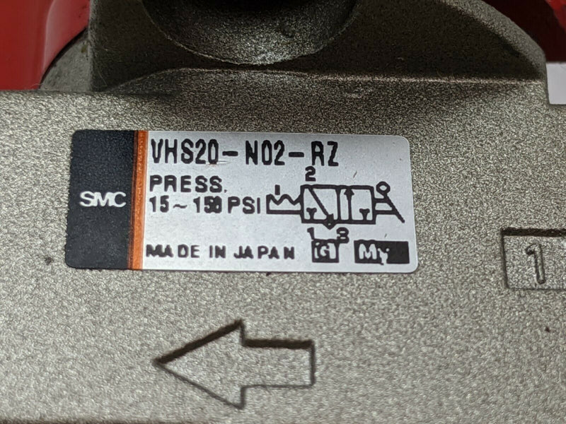 SMC VHS20-N02-RZ Lockout Valve - Maverick Industrial Sales
