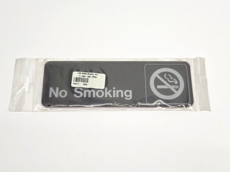 Lab Safety Supply Inc. 2906 No Smoking Sign LOT OF 10 - Maverick Industrial Sales