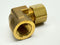 Parker 170C-6-4 3/8" Comp x 1/4" NPT Female 90 Degree Elbow Brass - Maverick Industrial Sales