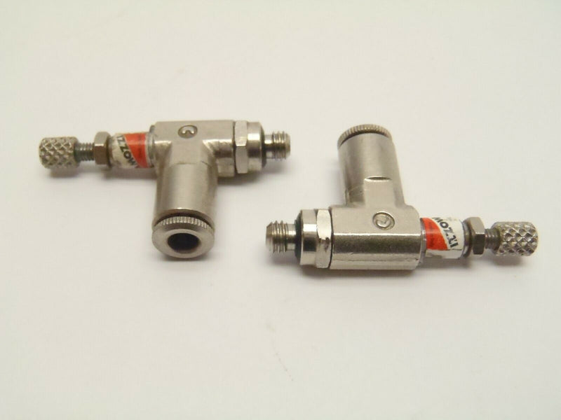 Camozzi GMCU 53-32 Right Angle Flow Control Valve LOT OF 2 - Maverick Industrial Sales