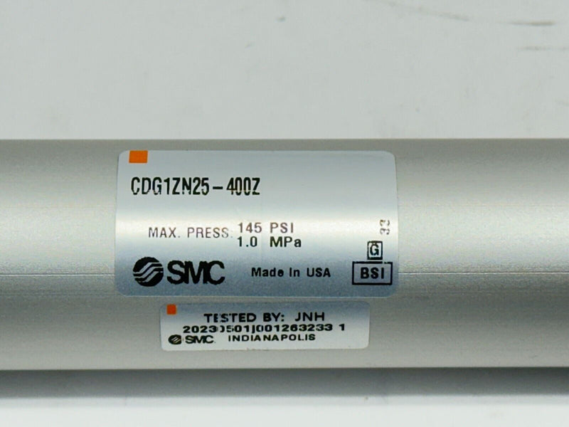 SMC CDG1ZN25-400Z Round Body Pneumatic Cylinder 25mm Bore 400mm Stroke - Maverick Industrial Sales