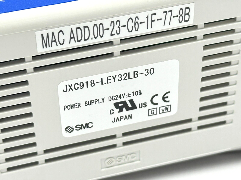 SMC JXC918-LEY32LB-30 Actuator Controller EtherNet/IP JX Motor Driver 24VDC - Maverick Industrial Sales