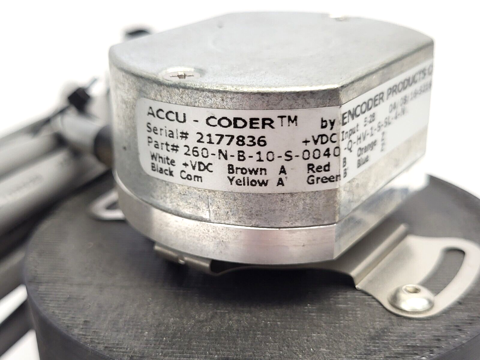 Encoder Products 260-N-B-10-S-0040-Q-HV-1-S-SL-4-N Rotary Incremental Encoder - Maverick Industrial Sales