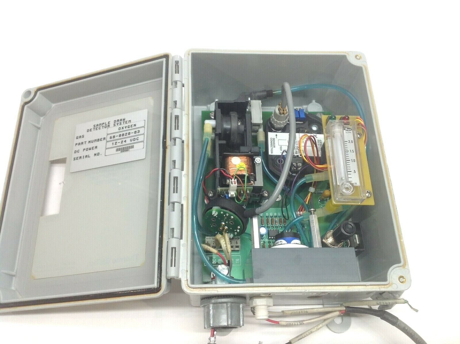 Thermo Gas Tech 68-0020-03 Sample-Drawing Oxygen Gas Detector / Transmitter - For parts or not working - Maverick Industrial Sales