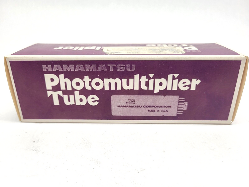 Hamamatsu R268 Photomultiplier Tube 1" Dia - Maverick Industrial Sales