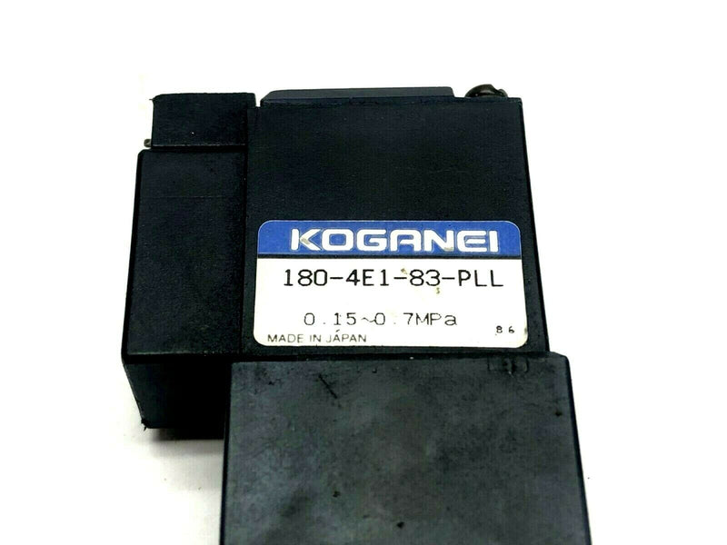 Koganei 180-4E1-83-PLL Double Solenoid Valve 0.15~0.7MPa - Maverick Industrial Sales