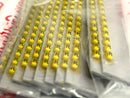 Grafoplast 117 Wire Markers R Black on Yellow 10 Strips 9TFX16 - Maverick Industrial Sales