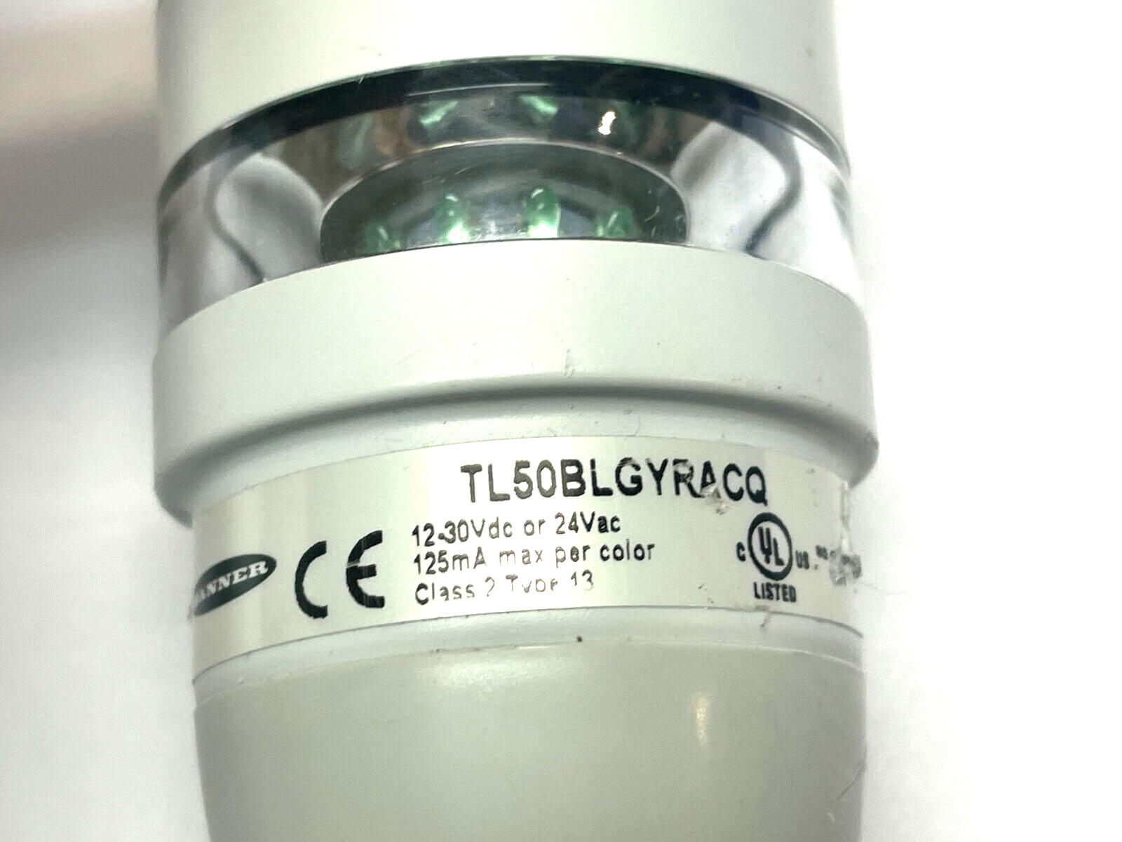 Banner TL50BLGYRACQ LED Tower Light  3-Color Audible Indicator 19222 - Maverick Industrial Sales