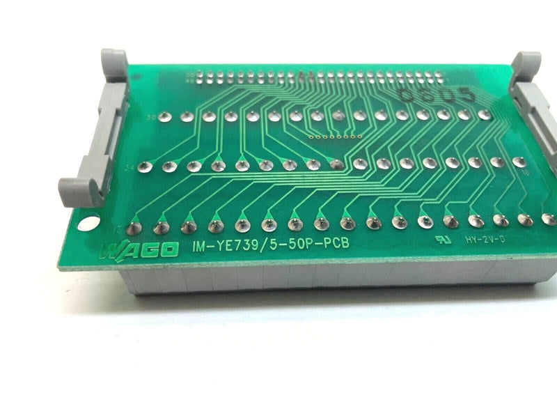 Wago IM-YE739 / 5-50P-PCB Interface Terminal Board, Yaskawa Motoman NX100/HP6 - Maverick Industrial Sales