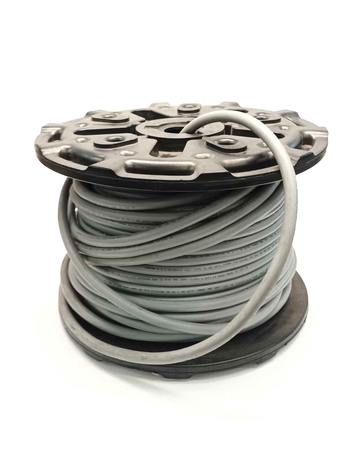 Tappan Wire & Cable 18AWG 25C 600V Type TC-ER Gray Submersible Pump Cable 10' FT - Maverick Industrial Sales