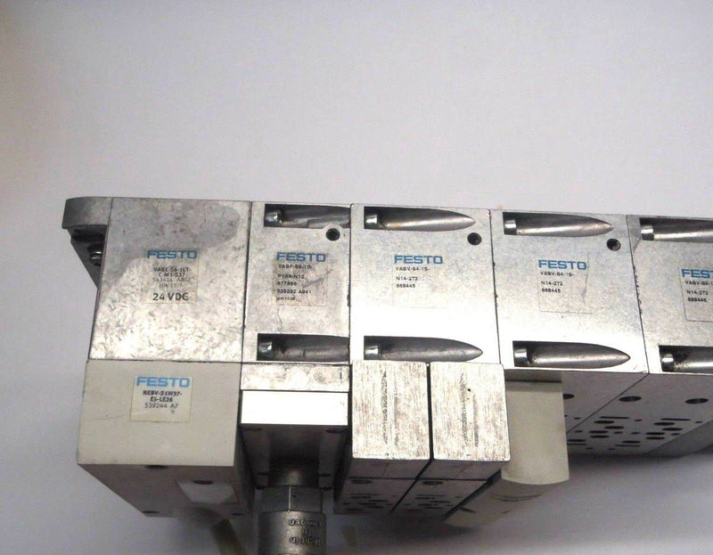 Festo VABE-S6-1LT-C-M1-S37/ VABF-S6-10-P1A6-N12/ VABV-S4-1S-N14-2T2 Terminals - Maverick Industrial Sales