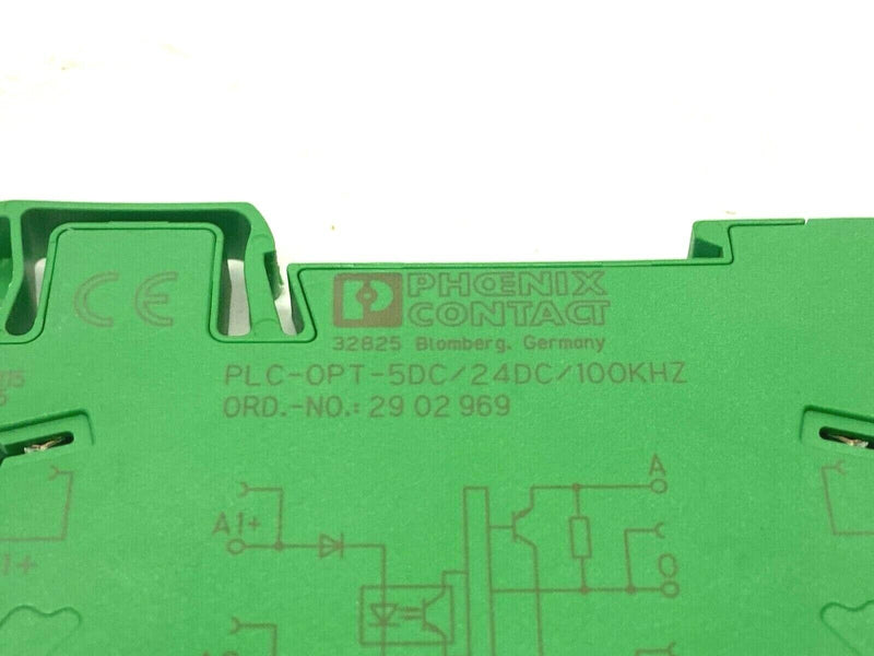 Phoenix Contact PLC-OPT-5DC/24DC/100KHZ Solid State Relay Module 2902969 - Maverick Industrial Sales