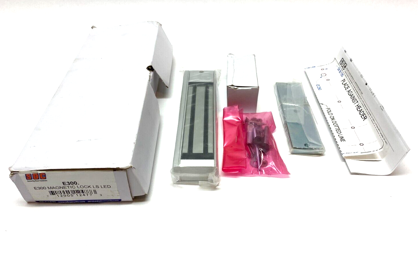 Security Door Controls E300 Excel Micro Magnetic Cabinet Lock 300lb Hold Force - Maverick Industrial Sales