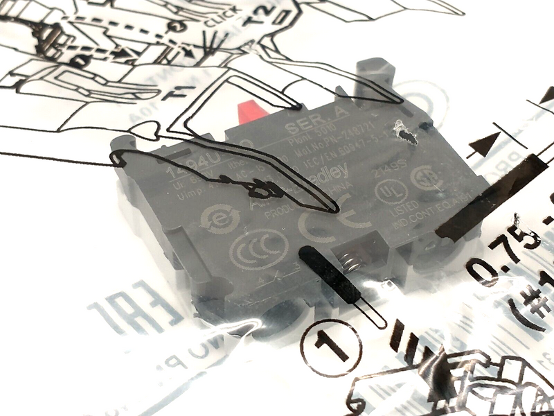Allen Bradley 1494U-NO Ser. A Auxiliary Contact 1 N.O. 10A - Maverick Industrial Sales