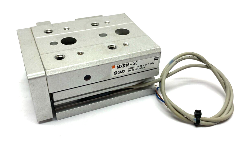 SMC MXS16-20 Guided Pneumatic Cylinder 16mm Bore 20mm Stroke - Maverick Industrial Sales