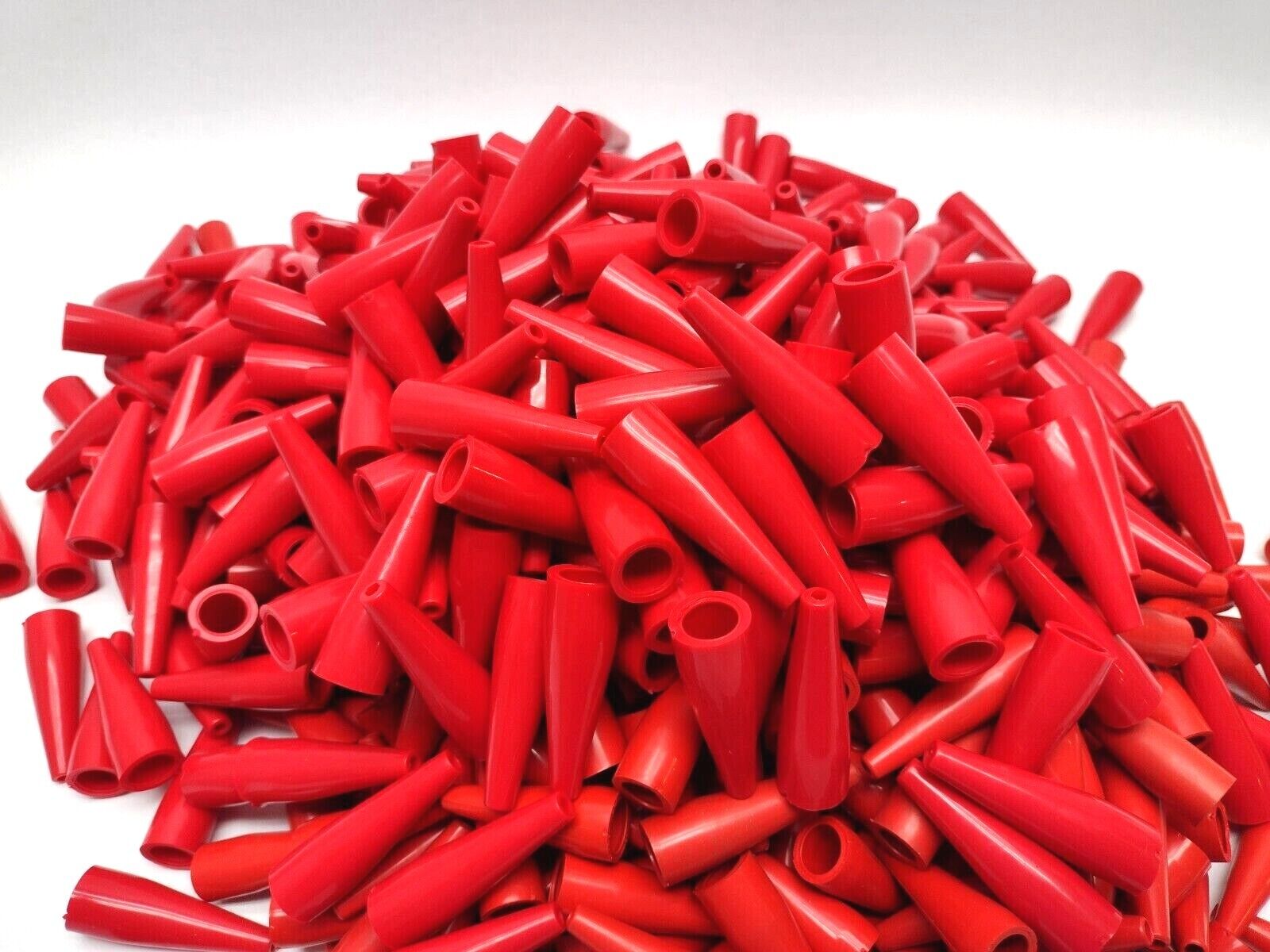 Mueller Red Alligator Clip Test Clip Insulators LOT OF 45oz - Maverick Industrial Sales