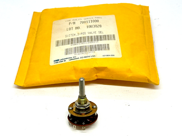 Cobe 700111000 3-Position Switch - Maverick Industrial Sales