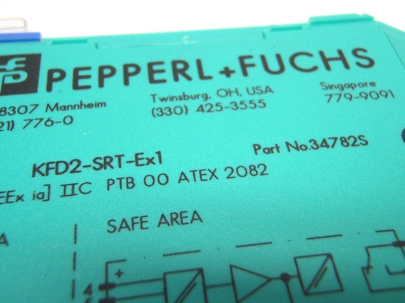 Pepperl + Fuchs KFD2-SRT-Ex1 K-System Single Channel 34782S - Maverick Industrial Sales