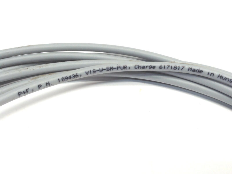 Pepperl + Fuchs 109436 V1S-W-5M-PUR Cable Cordset - Maverick Industrial Sales