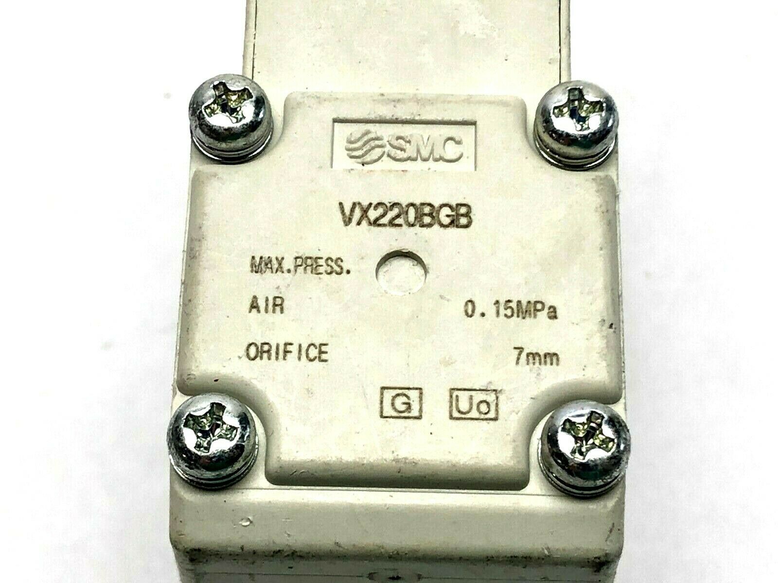 SMC VX220BGB Solenoid Valve 2-Way 0.15MPa - Maverick Industrial Sales