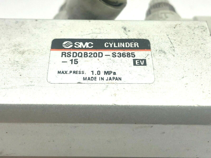 SMC RSDQB20D-S3685-15 Stopper Cylinder 1.0 MPa - Maverick Industrial Sales