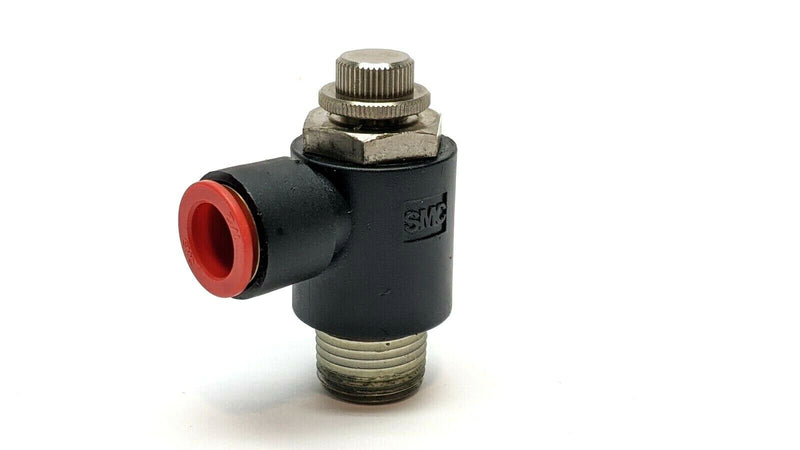 SMC AS4201F-N04-13-J Speed Controller 1/2" NPT x 1/2" One-Touch Fitting - Maverick Industrial Sales