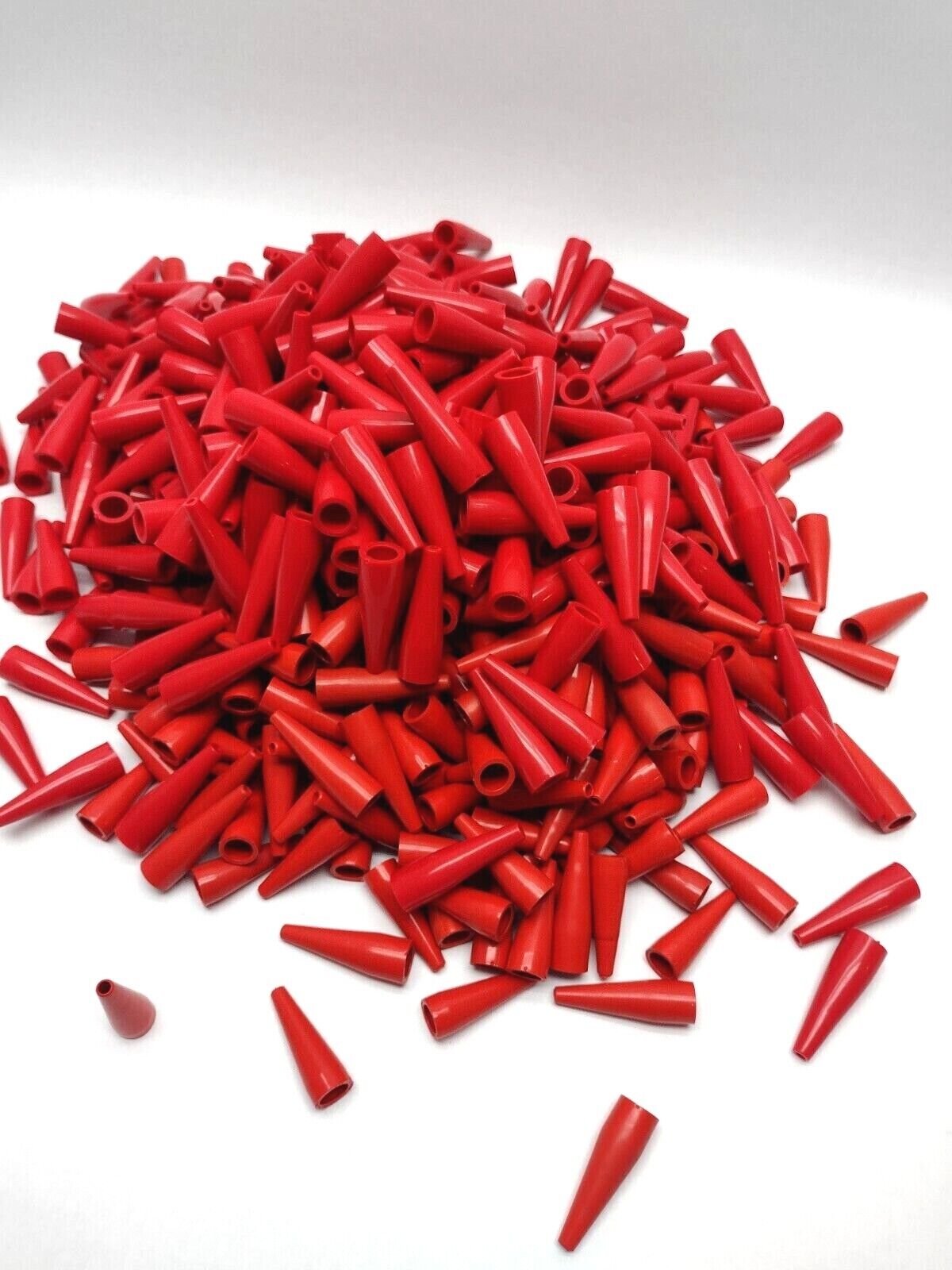 Mueller Red Alligator Clip Test Clip Insulators LOT OF 45oz - Maverick Industrial Sales