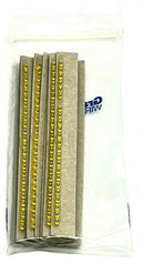 Grafoplast 117 Wire Markers U Black on Yellow 10 Strips - Maverick Industrial Sales