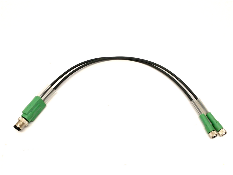 Phoenix Contact SAC-3P-M12Y/2X0,3-PUR/M 8FS Sensor/Actuator Cable 0.3m 1671331 - Maverick Industrial Sales