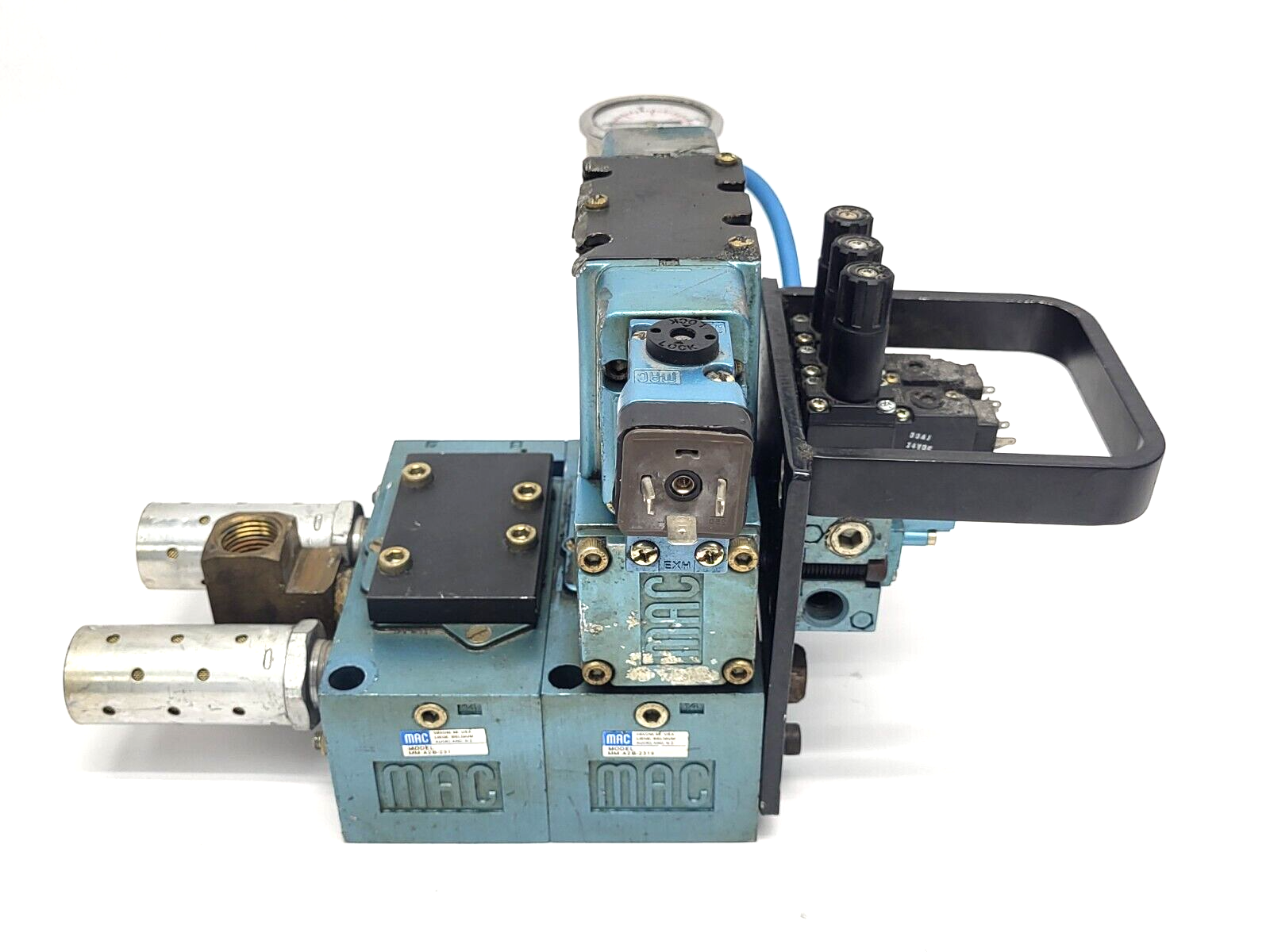 MAC Valves MM-A2B-231 Manifold w/ MV-A2B-A141-PM-6111JC9 Solenoid Valve - Maverick Industrial Sales