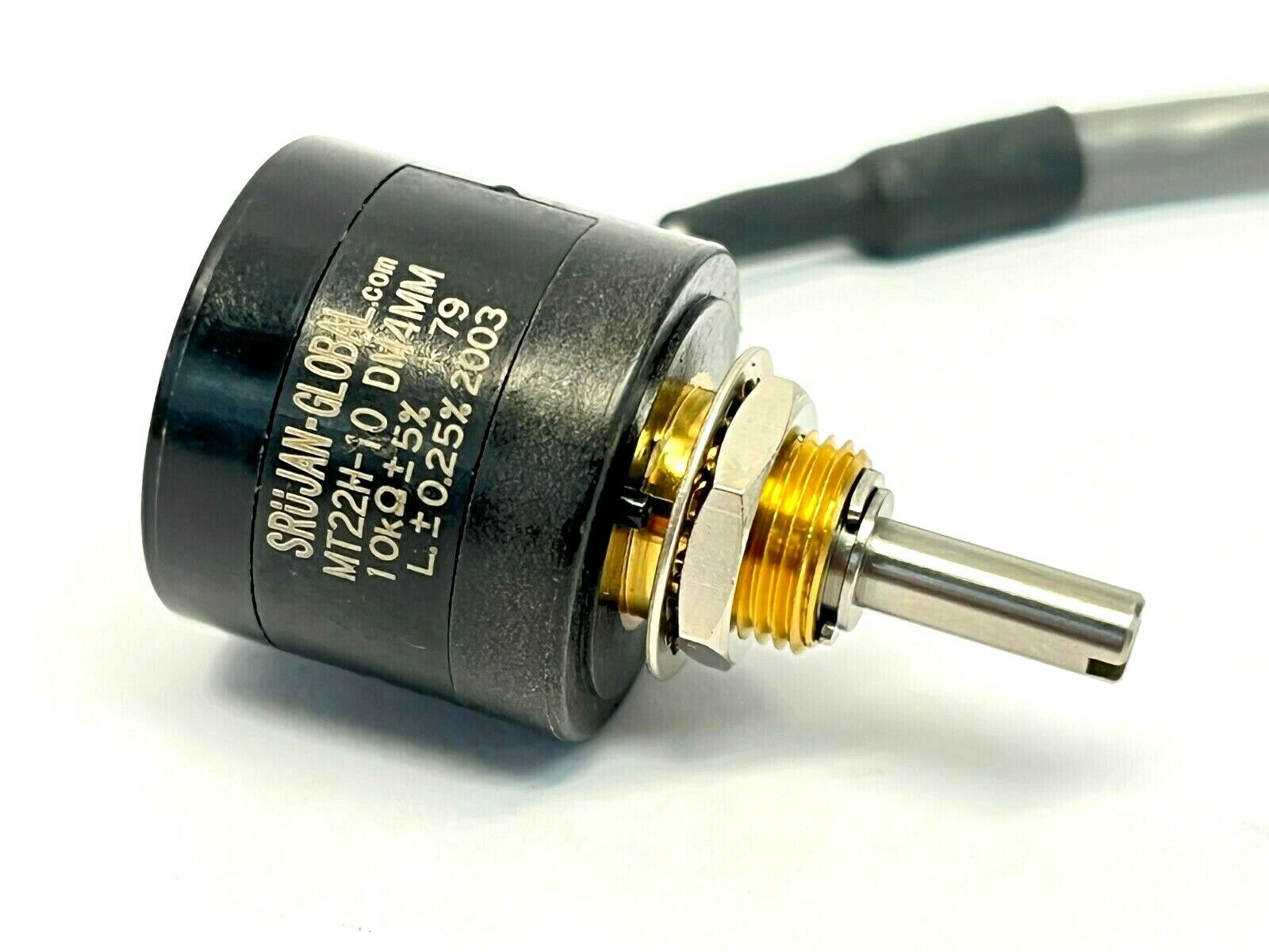 Srujan-Global MT22H-10 DM4MM 10K ±5% L±0.25% Potentiometer - Maverick Industrial Sales
