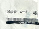 SMC SY30M-27-1-WO-01N Subplate for Single Unit SY Series - Maverick Industrial Sales