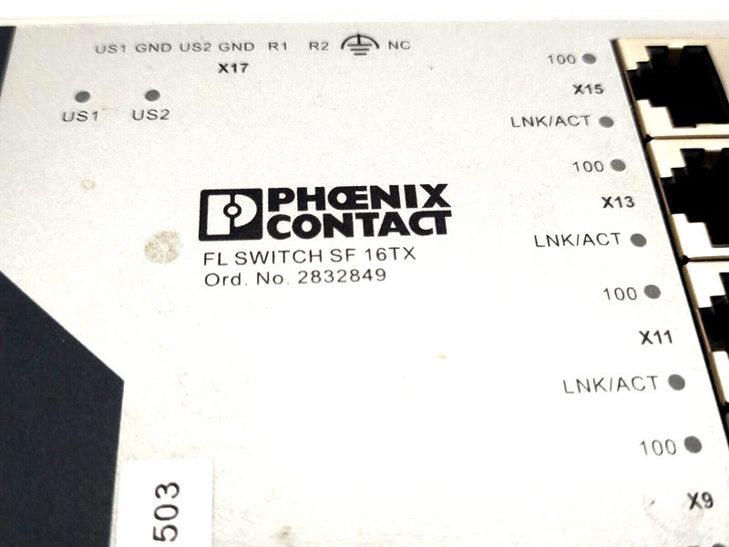 Phoenix Contact FL SWITCH SF 16TX 16-Port Industrial Ethernet Switch 2832849 - Maverick Industrial Sales