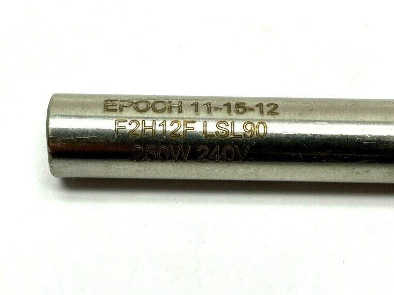 Epoch F2H12F LSL90 Cartridge Heater 3/8" x 2-1/2" 250w 240V 12" Lead - Maverick Industrial Sales