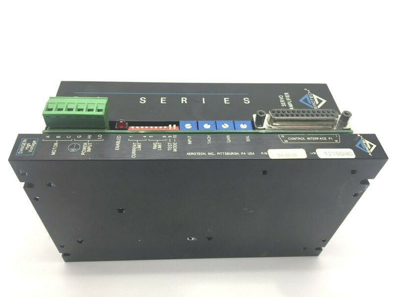 Aerotech BA 20-80 Servo Motor Amplifier - Maverick Industrial Sales