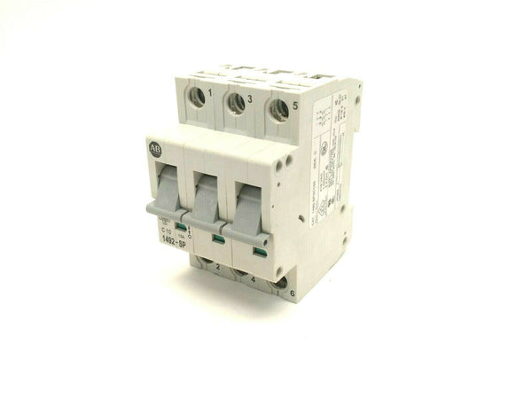 Allen Bradley 1492-SP3C100 Ser. C 10A  Miniature Supplementary Circuit Breaker - Maverick Industrial Sales