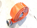 50R450OG 5" Dia. Orange Industrial Supply Hose, Storz Couplings, 50 FOOT 200PSI - Maverick Industrial Sales