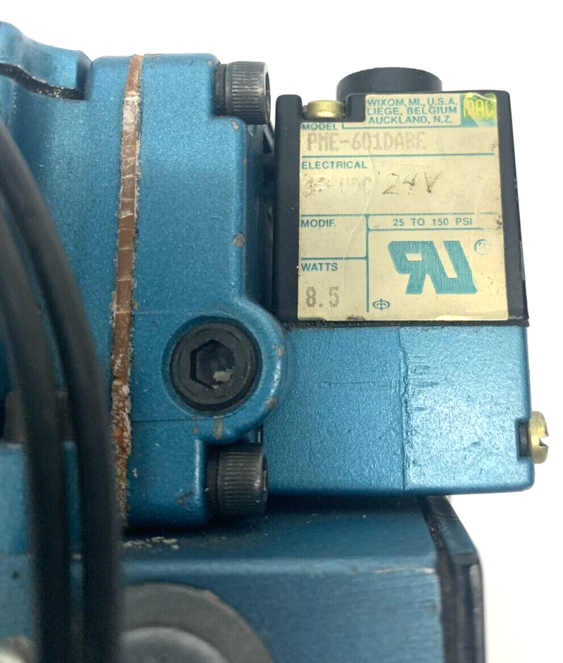 MAC Valves 6511A-311-PM-601DA Solenoid Valve w/ 4-Port Manifold - Maverick Industrial Sales